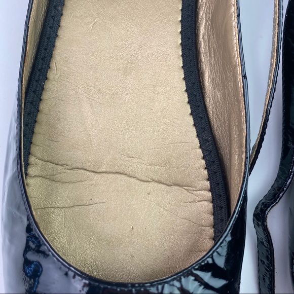 Ballet Flats, Ankle Strap, Comfort Sole, Genuine Patent Leather, by Me Too, GUC - Picture 6 of 14